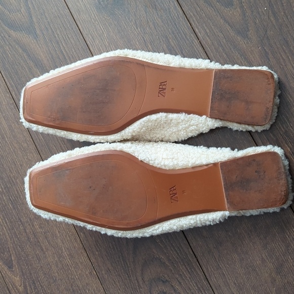 Zara Faux Shearling Mule - Picture 4 of 10